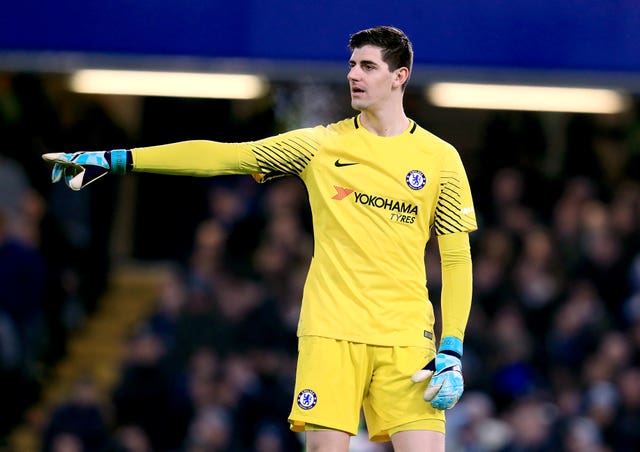 Courtois left Chelsea last week