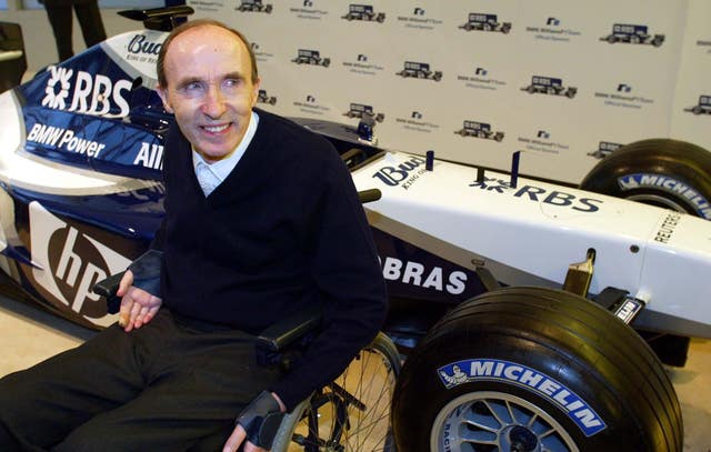 Sir Frank Williams is one of the bastions of the sport (Andrew Parsons/PA)