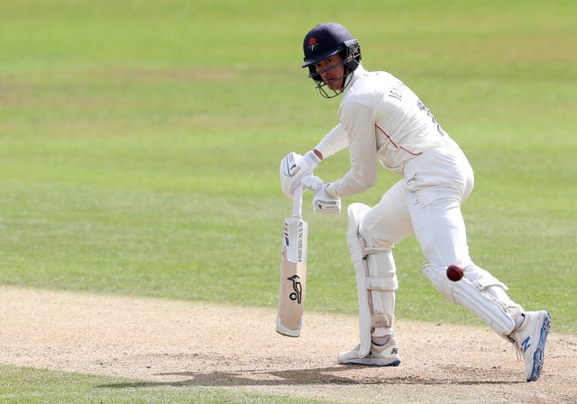 Keaton Jennings in action for Lancashire