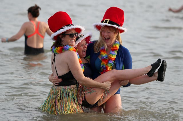 New Year’s Day swim