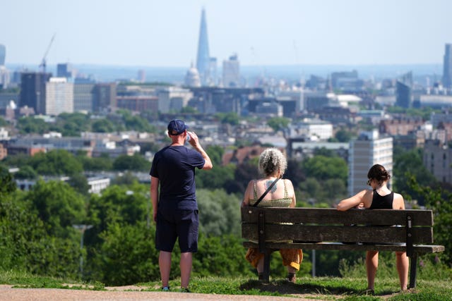 Hampstead Heath, London on Friday