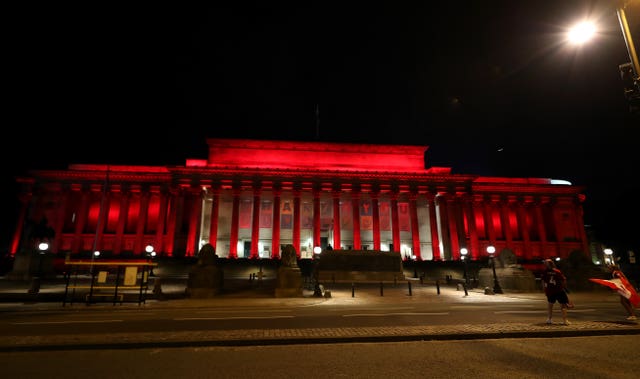 Liverpool fans outside Anfield