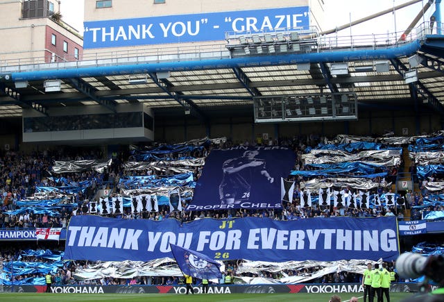 Terry was a huge fans' favourite at Stamford Bridge