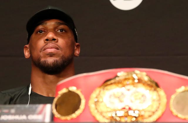 Joshua wants to own all four belts 