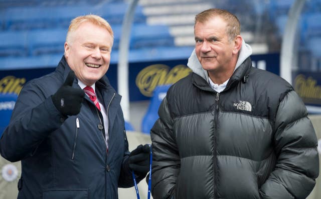 Dave MacKinnon, left, gave details of Championship plans