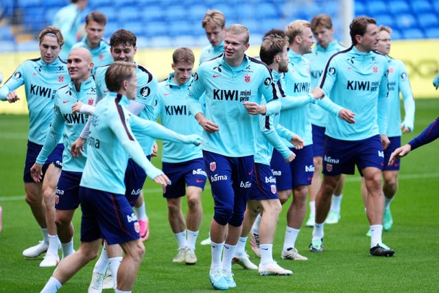Norway Training and Press Conference – Cardiff City Stadium – Wednesday September 30th