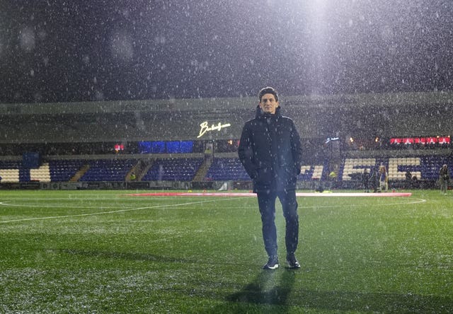 Brentford manager Keith Andrews before the match