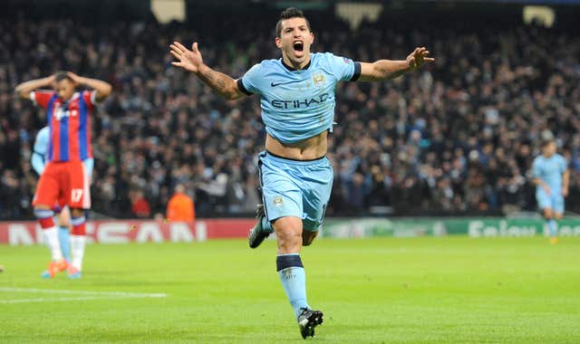 Aguero scored a stunning hat-trick against Bayern Munich (Tim Goode/PA)