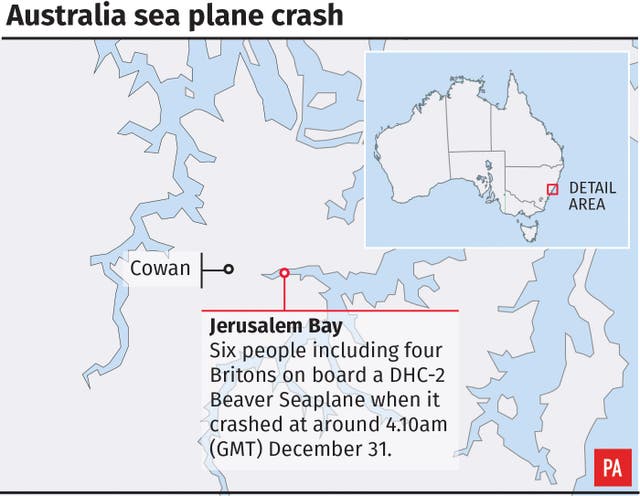 Australia sea plane crash.