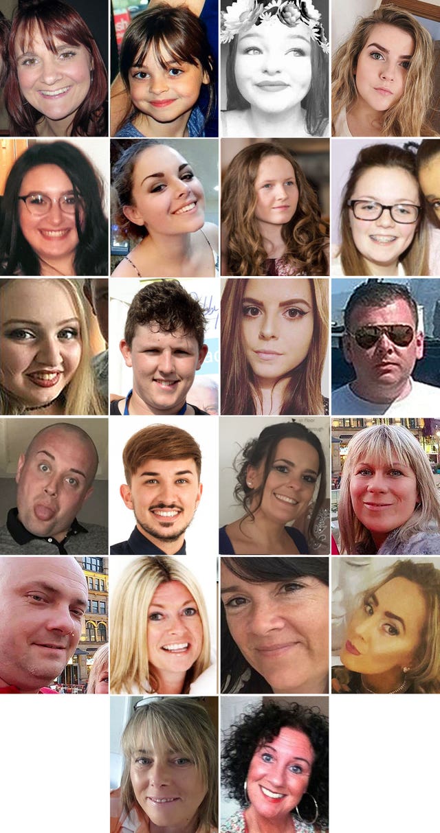 Manchester Arena victims