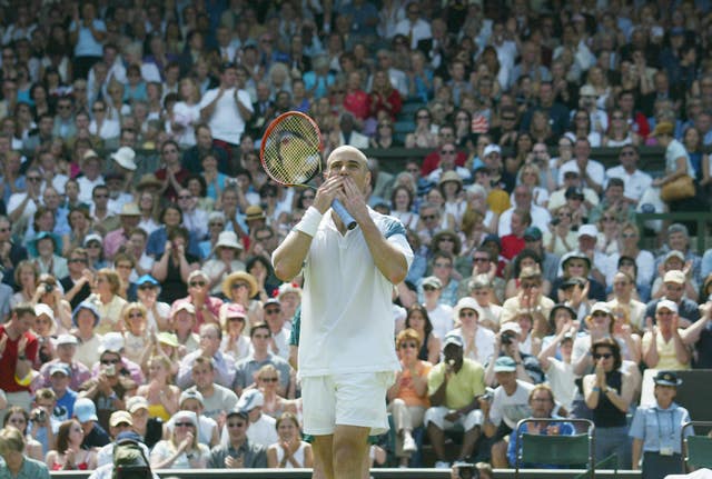 Agassi avoided Wimbledon early in his career but became a huge crowd favourite there