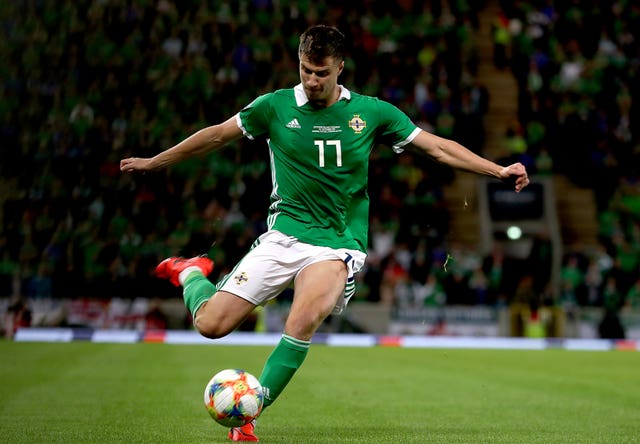 Paddy McNair, who scored twice as Northern Ireland beat the Czech Republic last month.