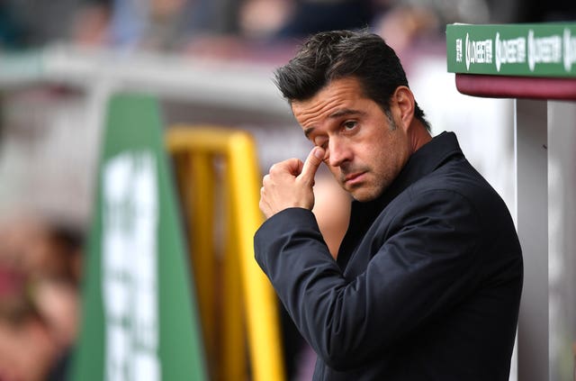 Marco Silva's Everton have lost each of their last four league matches (Anthony Devlin/PA).