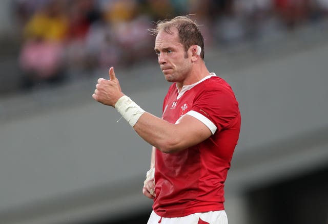 Alun Wyn Jones gave a rousing talk