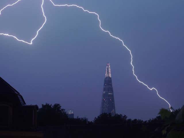 Thunderstorms warning for bank holiday weekend