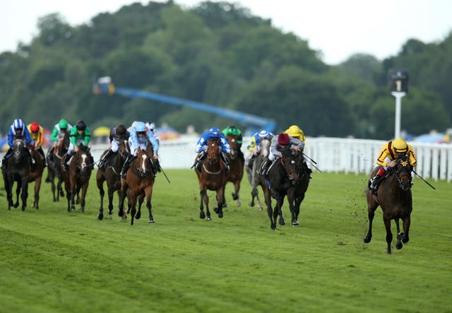 Lady Aurelia blitzed her rivals in the Queen Mary and came back to win the King's Stand a year later