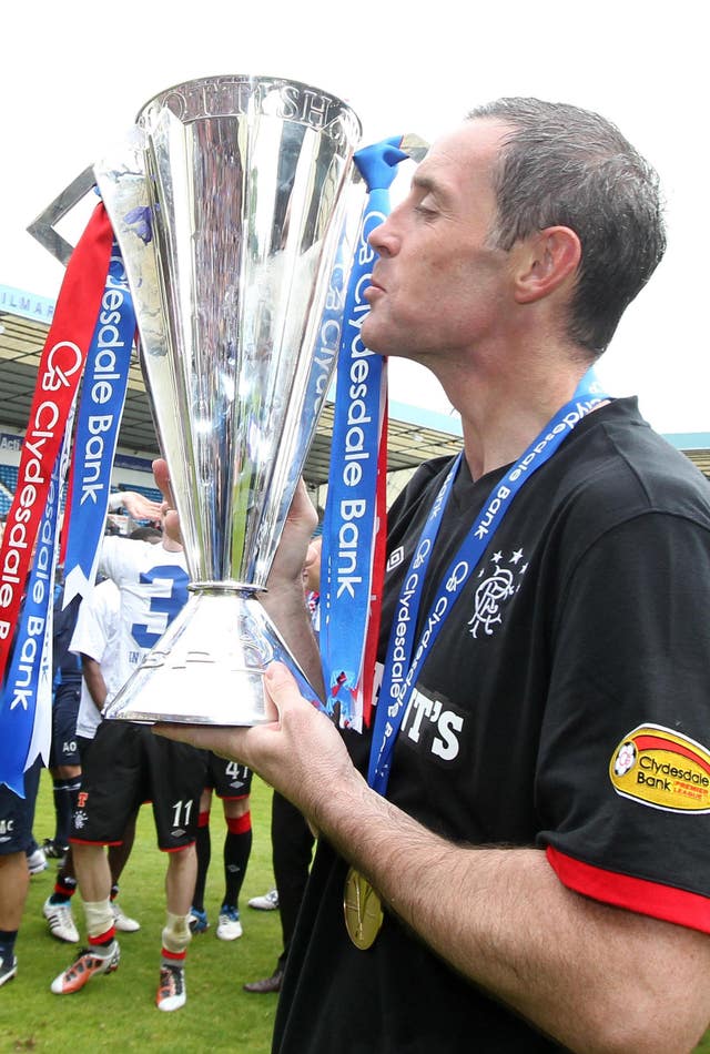 David Weir was the last Rangers skipper to lift a major trophy back in 2011