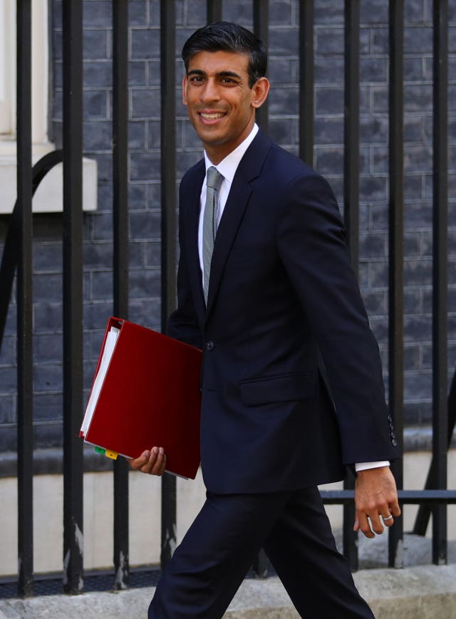 Newly installed Chief Secretary to the Treasury Rishi Sunak arrives at Downing Street