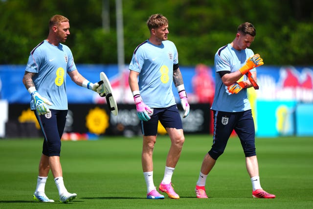 Jason Steele, Jordan Pickford and Dean Henderson