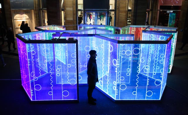 Canary Wharf Winter Lights