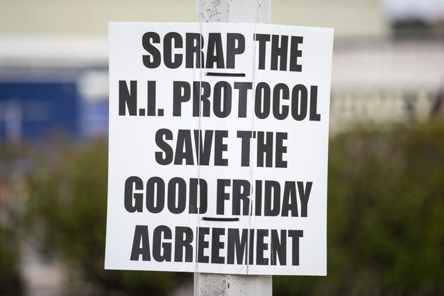 Boris Johnson’s bid to effectively tear up parts of the Northern Ireland Protocol cleared its first Commons hurdle on Monday (Liam McBurney/PA)