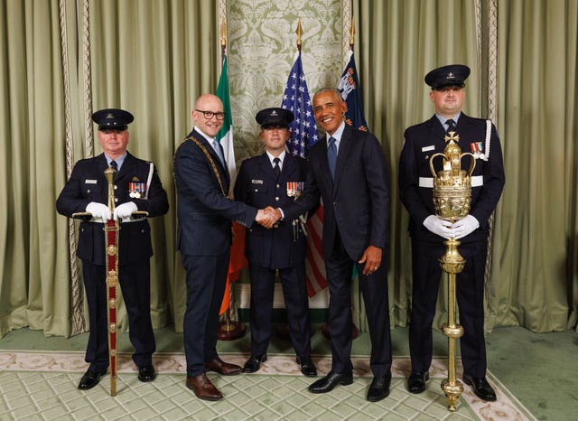 Barack Obama visits Dublin