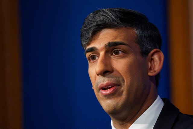 Rishi Sunak told the press conference it was right that the Metropolitan Police had apologised.