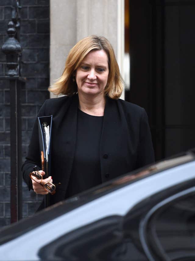 Amber Rudd said