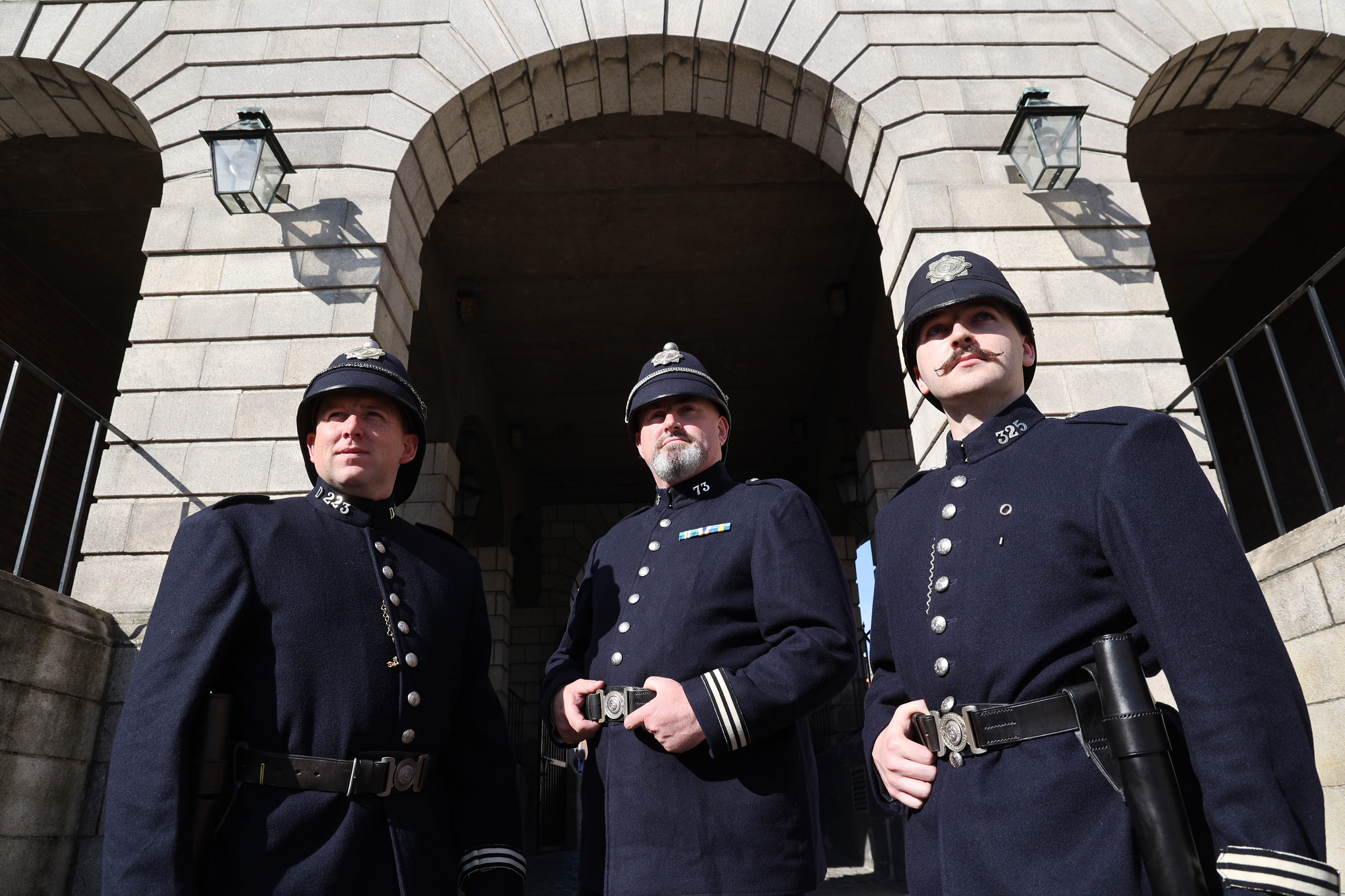 Gardai parade