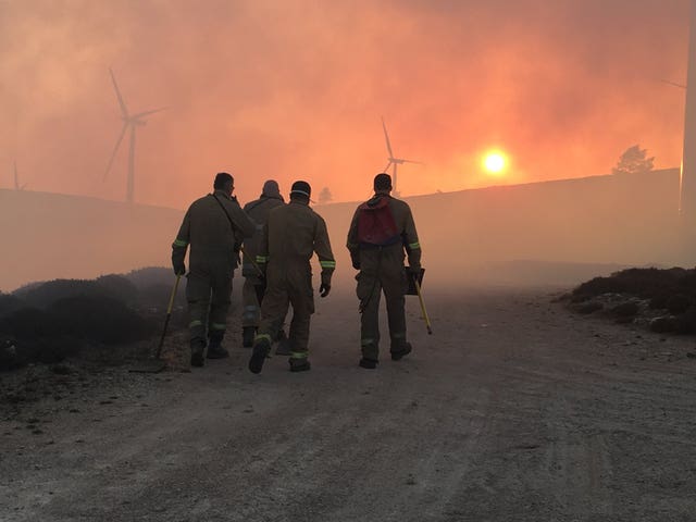 Moray wildfire