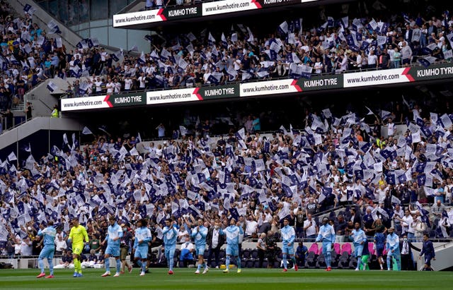 Stadiums were finally full again for the first time since the outbreak of the coronavirus pandemic