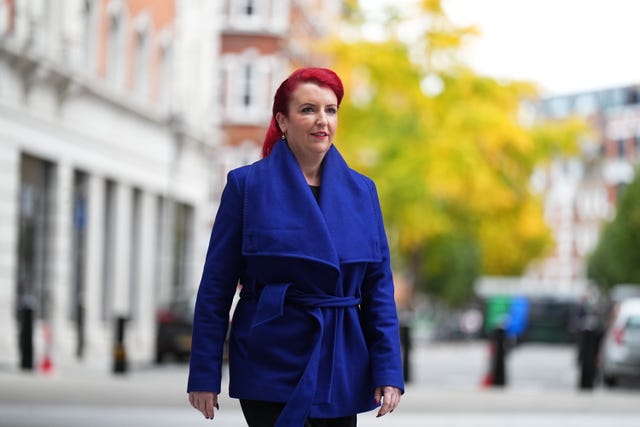 Louise Haigh has backed Andy Burnham (PA)