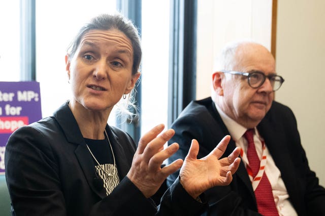 Kim Leadbeater and Lord Falconer