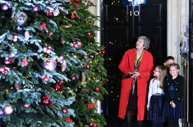 Theresa May said she hoped the deal would be 'wrapped up by Christmas' (Dominic Lipinski/PA)
