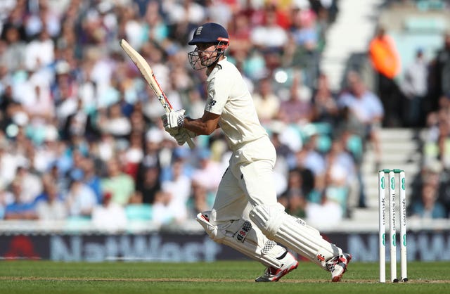 Cook was given an early chance to bat on his 161st and final Test