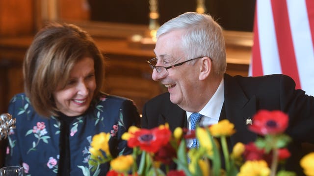 Nancy Pelosi visit to Parliament