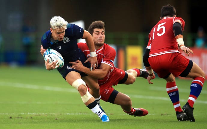 Darcy Graham was the only Scotland player to keep his place
