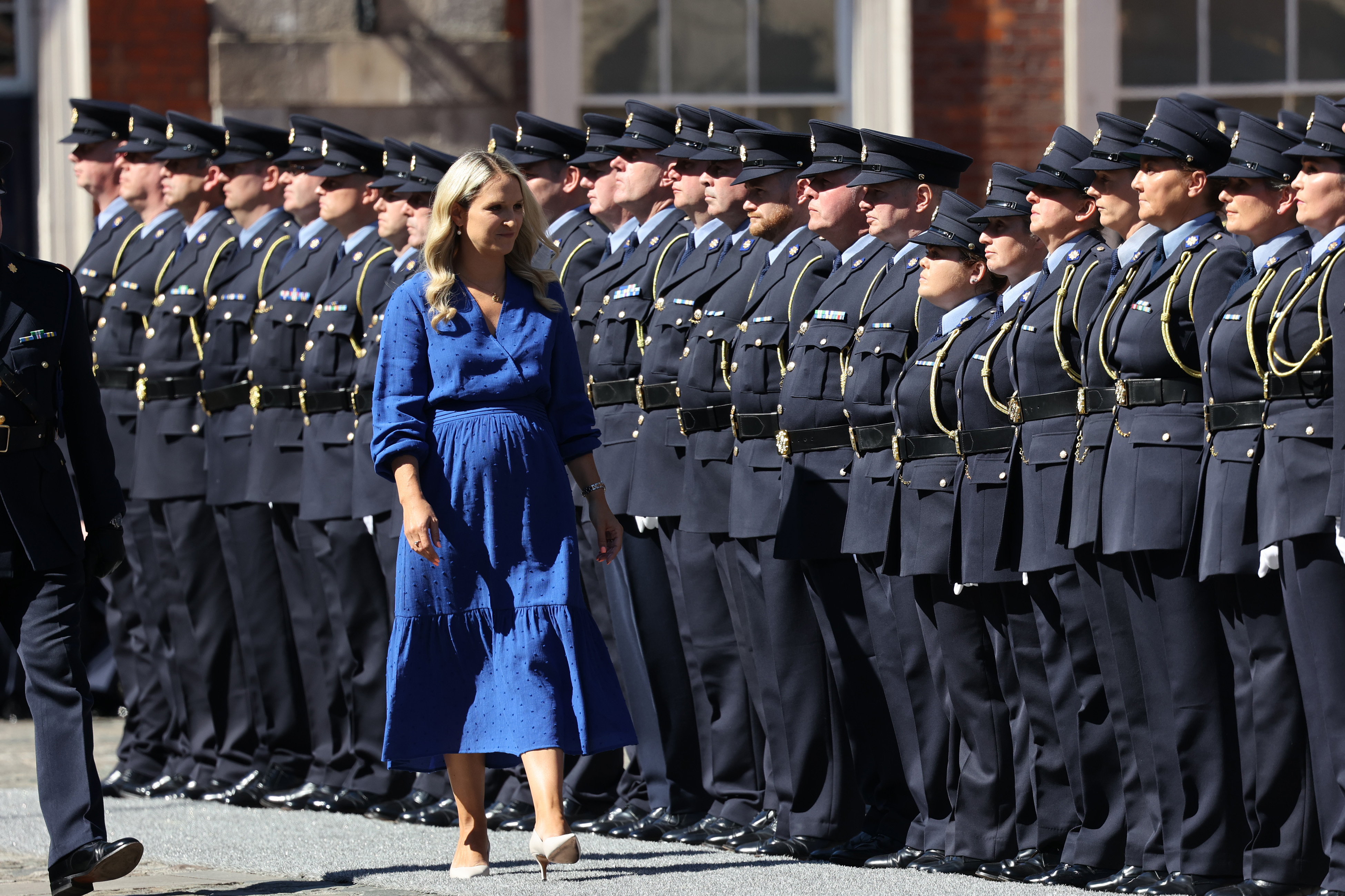 Gardai parade