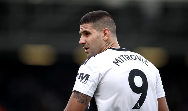 Fulham forward Aleksandar Mitrovic. (