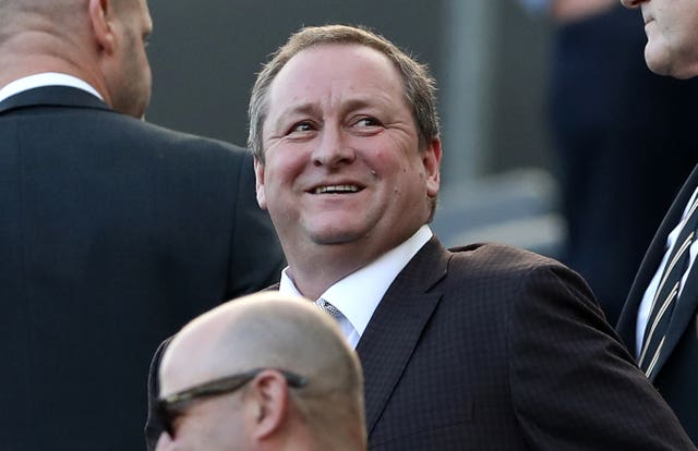 Mike Ashley watched on as Newcastle struggled to make an impact