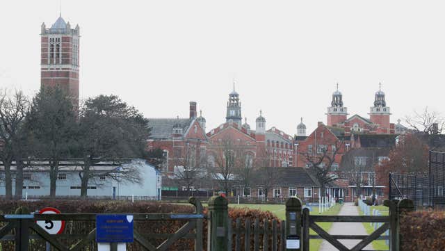 Christ's Hospital School in Horsham, West Sussex (Gareth Fuller/PA)