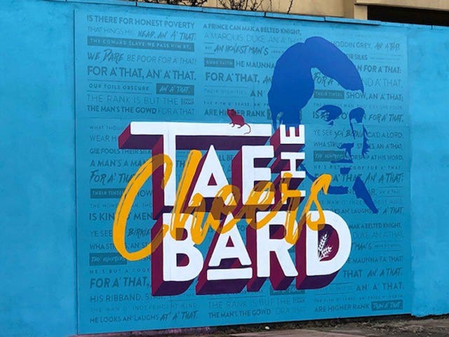 Robert Burns mural