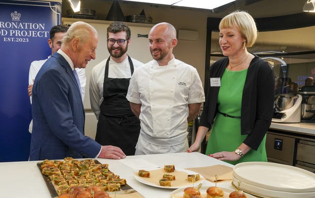 King marks second anniversary of Coronation Food Project