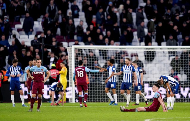 West Ham United v Brighton and Hove Albion – Premier League – London Stadium