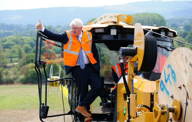 Prime Minister Boris Johnson visit to North Dorset