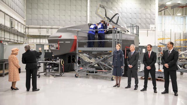 Royal visit to Royal Air Force Marham
