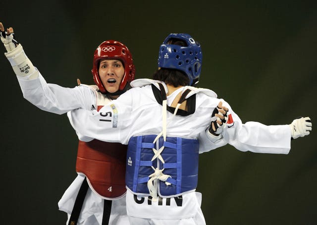 Stevenson, left, in action at the 2008 Beijing Olympics