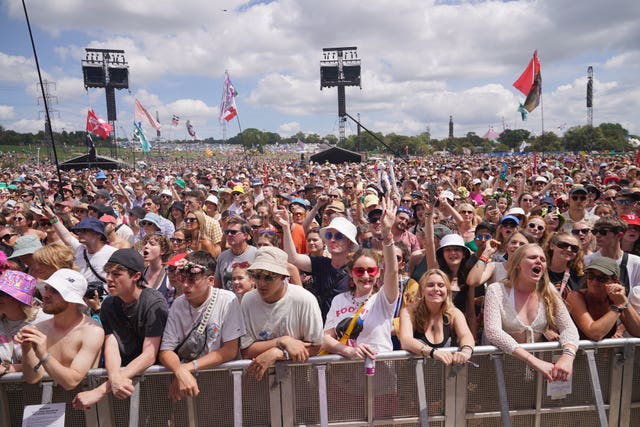 Glastonbury fans