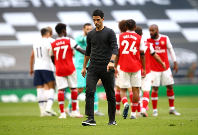 Arsenal's European aspirations took a blow after the north London derby defeat