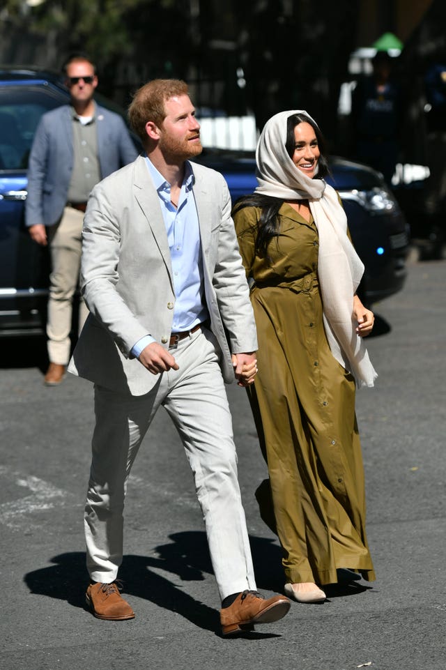 Harry and Meghan in South Africa